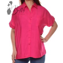 Egyszínű, mellnél zsebes, laza ing M/L, L/XL