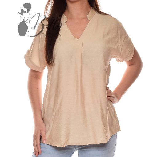 V-kivágású, bő szabású blúz S/M, L/XL