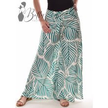 Levél mintás, bő szárú, lenge nadrág S/M, L/XL