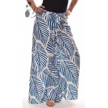 Levél mintás, bő szárú, lenge nadrág S/M, L/XL