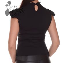 White Top with Jewelry Embellishment S/M