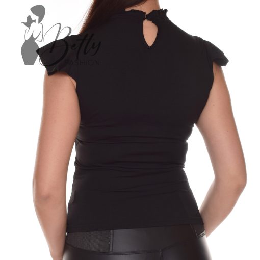 White Top with Jewelry Embellishment S/M