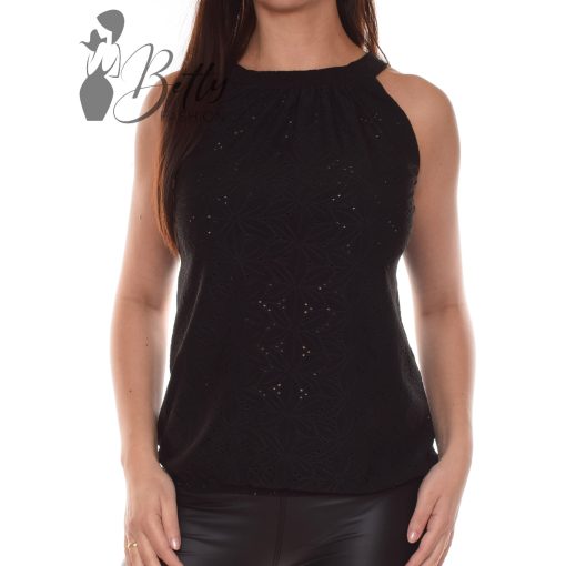 White Top with Jewelry Embellishment S/M