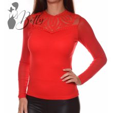 Tüll és horgolt betétes felső S/M, L/XL