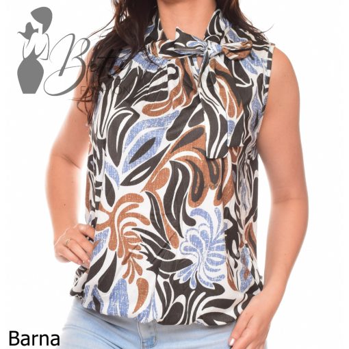 Nyakánál megkötős, alján gumis felső S/M, L/XL