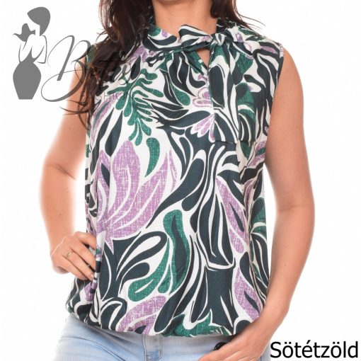 Nyakánál megkötős, alján gumis felső S/M, L/XL