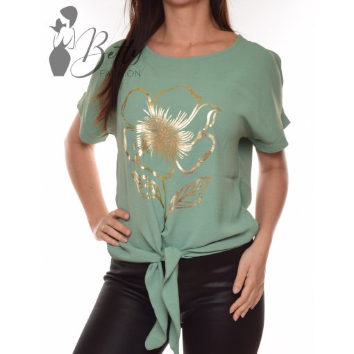 White Top with Jewelry Embellishment S/M