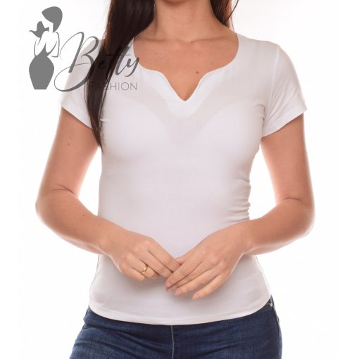 Hullámos V-kivágású felső S/M, L/XL