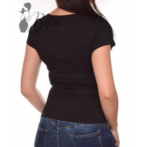 Hullámos V-kivágású felső S/M, L/XL