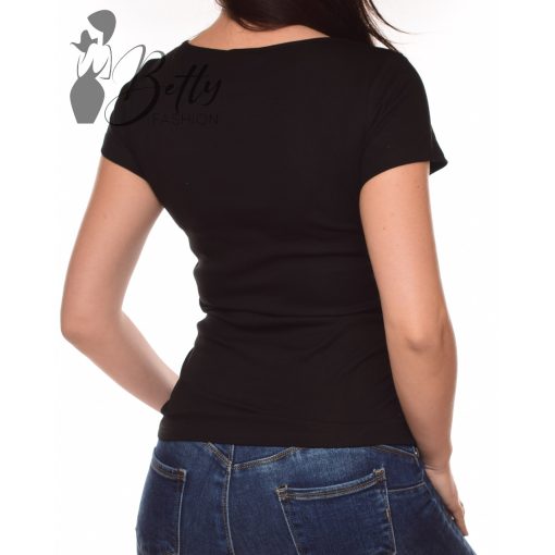 Különleges kivágású, ráncolt felső S/M, L/XL