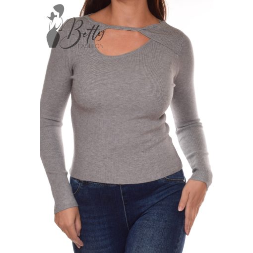 White Top with Jewelry Embellishment S/M