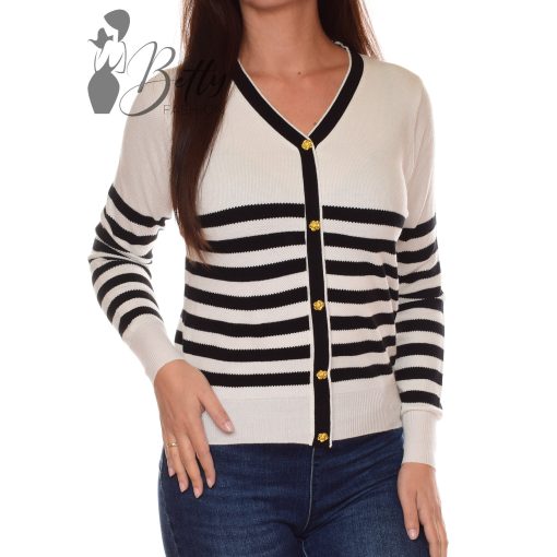 White Top with Jewelry Embellishment S/M