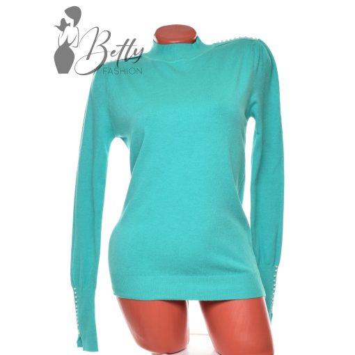 White Top with Jewelry Embellishment S/M