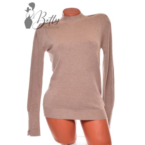 White Top with Jewelry Embellishment S/M