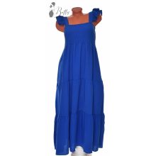 Fodros pántú, felül smokkolt ruha M/L, XL/2XL