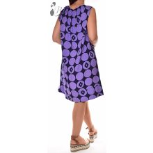 Mintás, nyakánál megkötős ruha M/L, XL/2XL