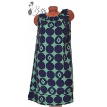 Mintás, nyakánál megkötős ruha M/L, XL/2XL