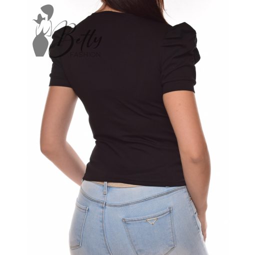 White Top with Jewelry Embellishment S/M