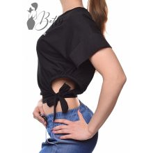 White Top with Jewelry Embellishment S/M