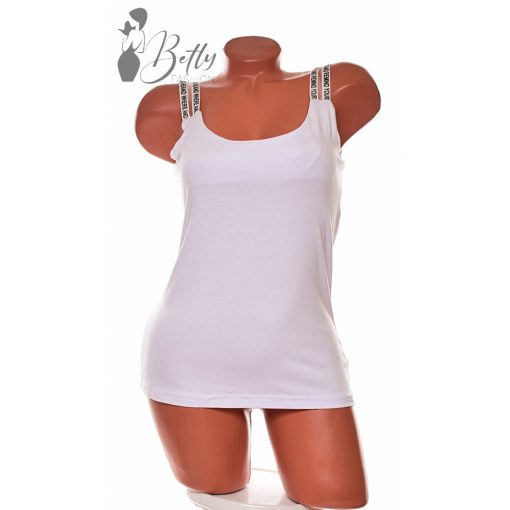 White Top with Jewelry Embellishment S/M