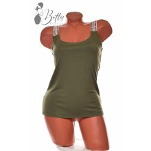 White Top with Jewelry Embellishment S/M