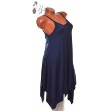 Egyszínű, aszimmetrikus aljú tunika S, M, L