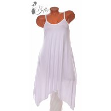 Egyszínű, aszimmetrikus aljú tunika S, M, L