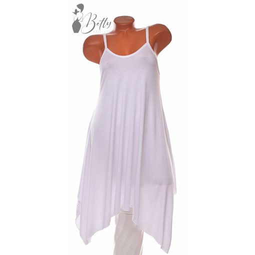 Egyszínű, aszimmetrikus aljú tunika S, M, L