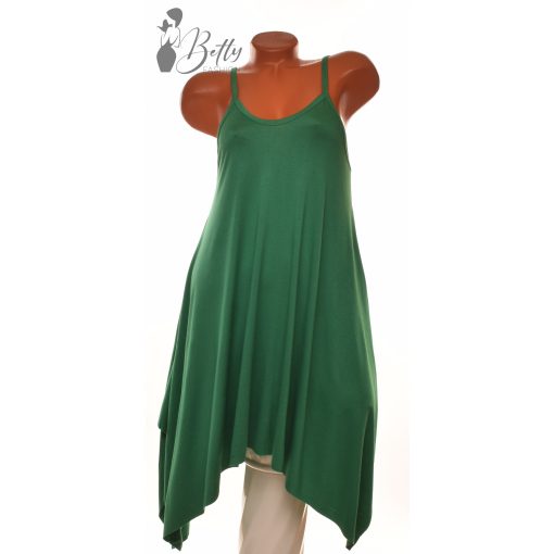 Egyszínű, aszimmetrikus aljú tunika S, M, L