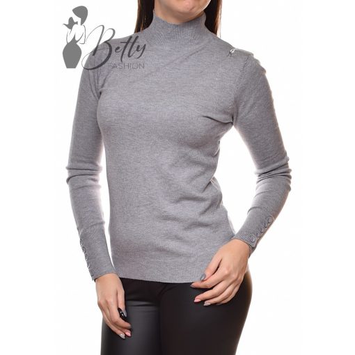 White Top with Jewelry Embellishment S/M