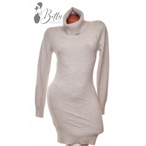 Anyagában mintás, garbós, kötött tunika S/M, L/XL