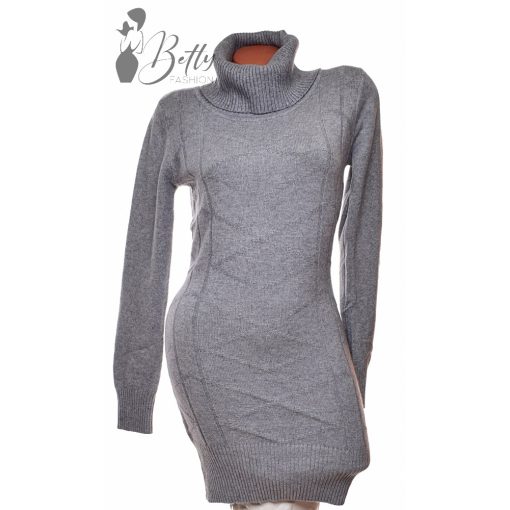 Anyagában mintás, garbós, kötött tunika S/M, L/XL