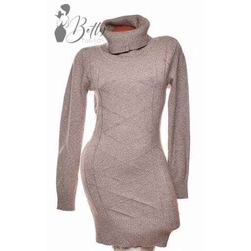 Anyagában mintás, garbós, kötött tunika S/M, L/XL