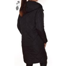 Fekete színű, bő szabású kabát S, M, L