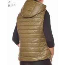 Sötétzöld színű, steppelt mellény 3XL-7XL