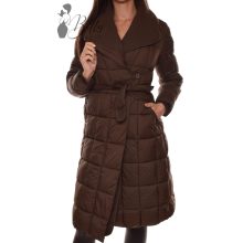 Sötétbarna színű, galléros télikabát S, M, L, XL, 2XL