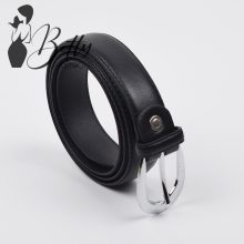 Egyszínű műbőr öv