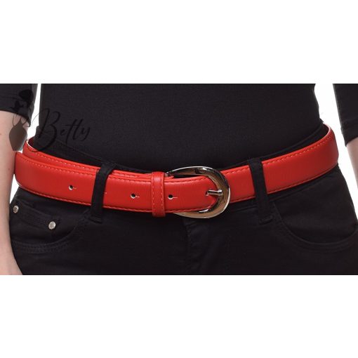 Egyszínű műbőr öv