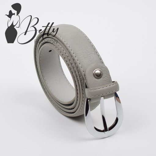 Egyszínű műbőr öv