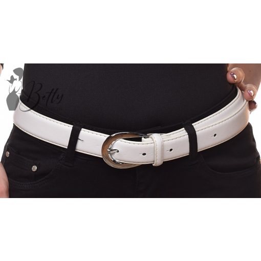 Egyszínű műbőr öv