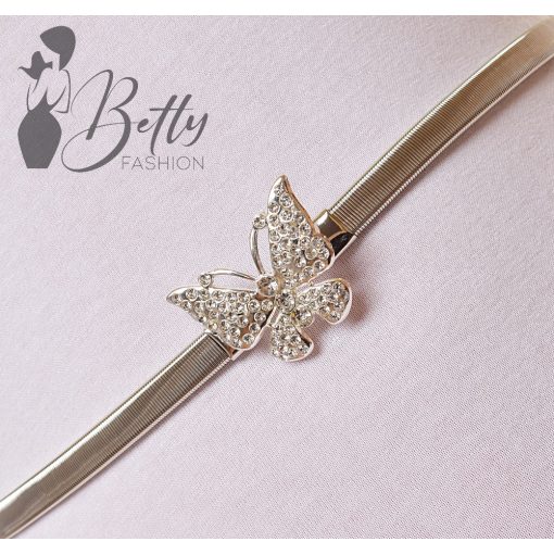 Pillangódíszes, rugalmas fémöv