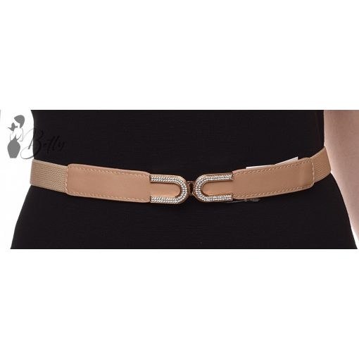 Strasszos díszítésű, gumis öv 