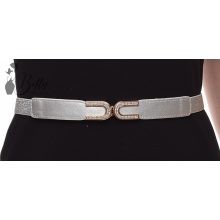 Strasszos díszítésű, gumis öv 