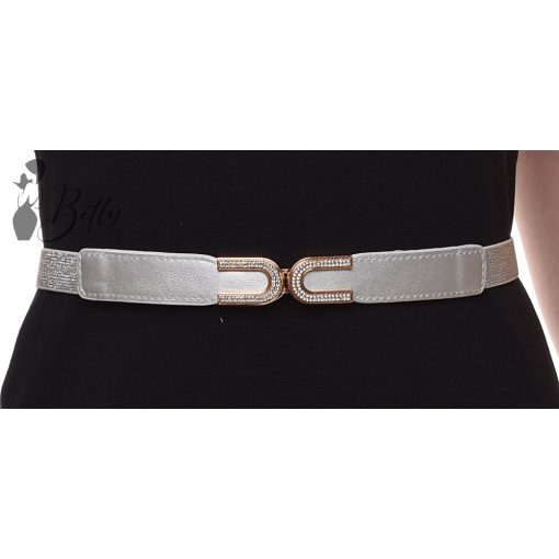 Strasszos díszítésű, gumis öv 