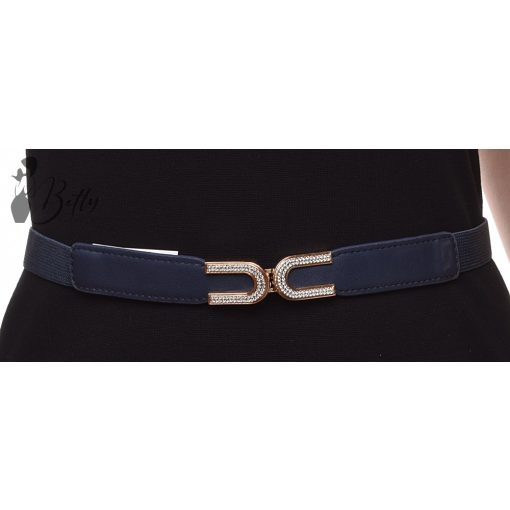 Strasszos díszítésű, gumis öv 