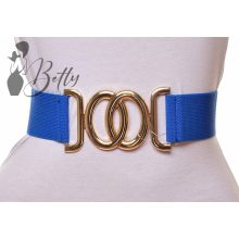 Arany színű díszes, gumis öv