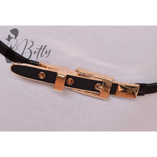 Arany színű csatos, rugalmas fémöv