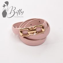 Fémcsatos, műbőr öv 