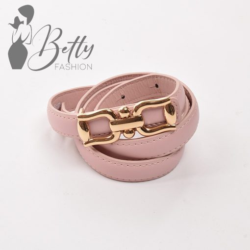 Fémcsatos, műbőr öv 