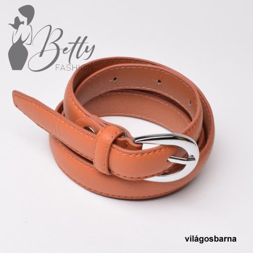 Vékony műbőr öv